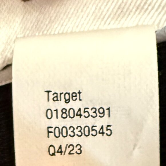 a new day black lat front black pant pull on no pockets Front Seam - Picture 6 of 7